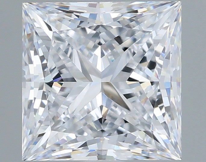 1.27 ct Princess lab-grown diamond, certificate IGI 755512125