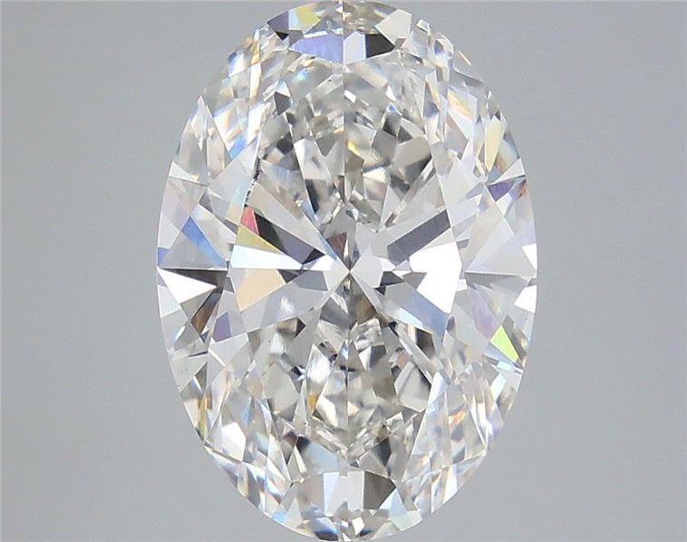 5.34 ct Oval lab-grown diamond, certificate IGI 726535667