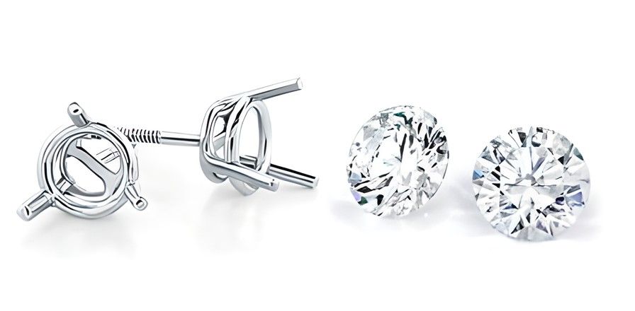 Design your own diamond earrings