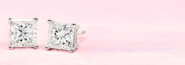 Diamond Stud Earrings Center