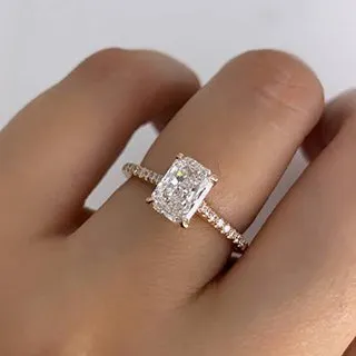 radiant Cut Diamond Rings